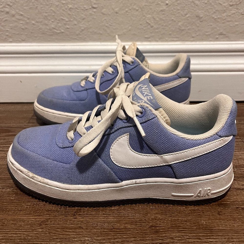 Womens Air Force 1 Low Tops - Periwinkle
